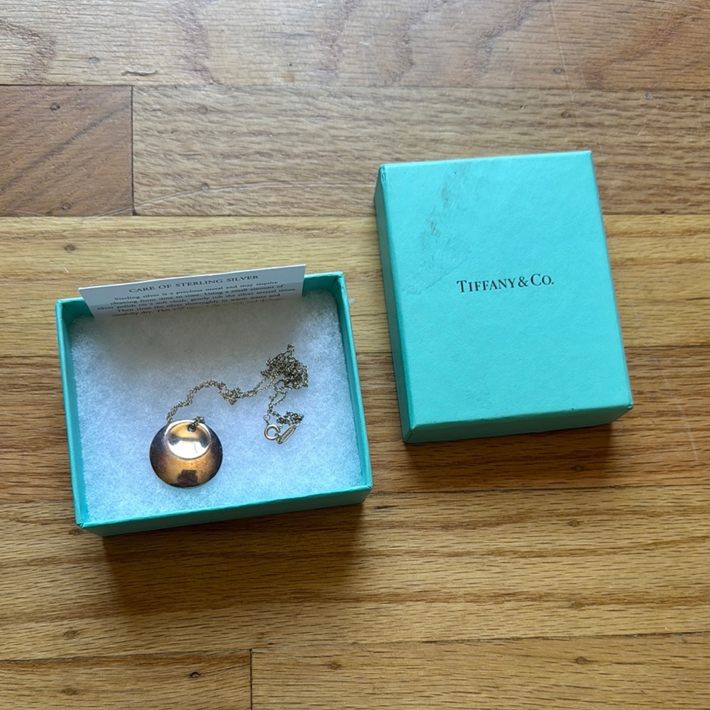 Tiffany & Co. Silver Necklace Timeless Elegance - Picture 1 of 9
